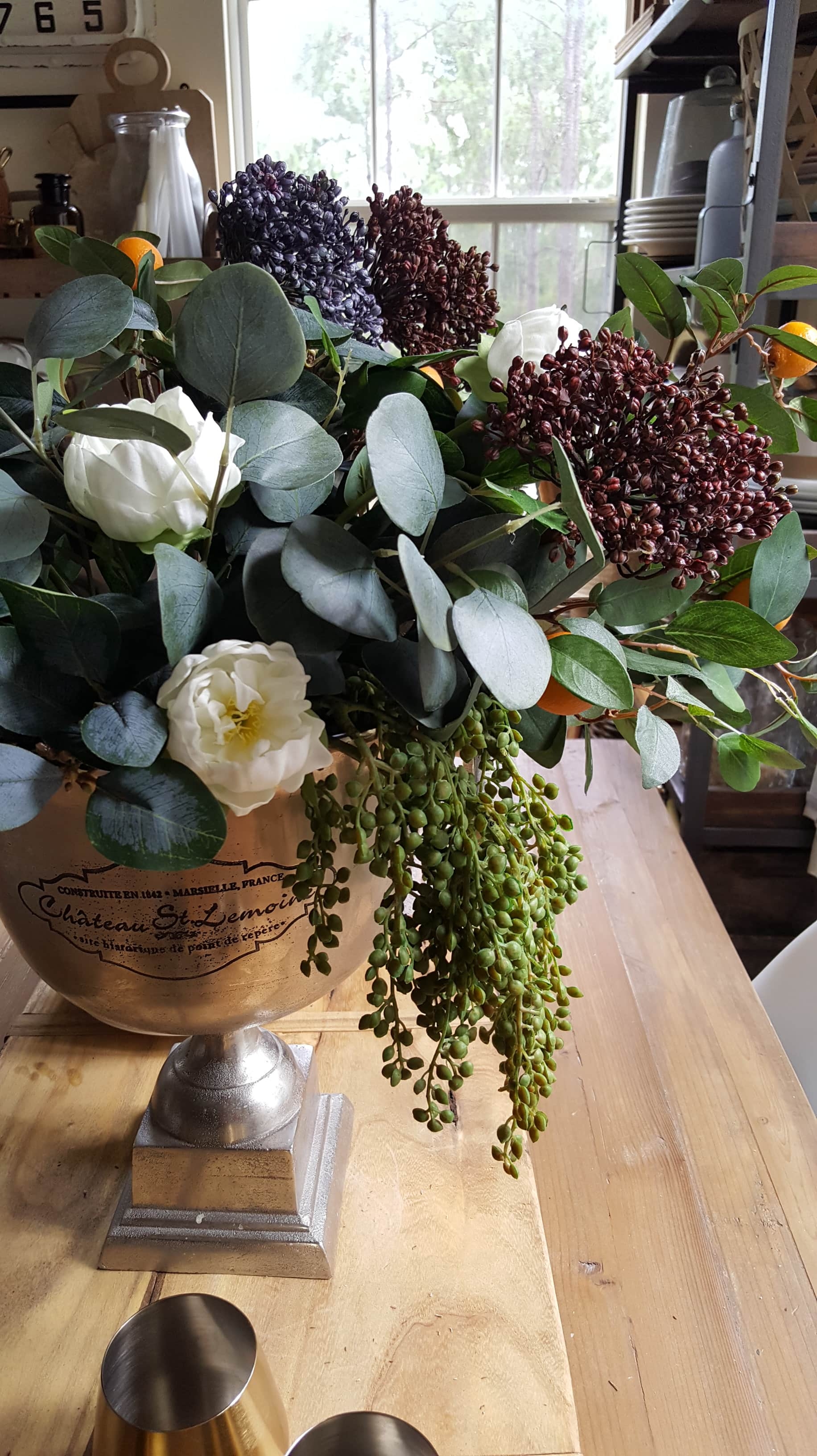 Using Faux Flowers in Your Fall and Winter Decor - BEES 'N BURLAP